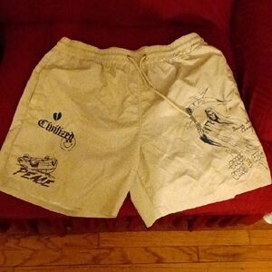 Tan Men's Athletic Shorts